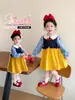 Vestido de Niña Primavera y Otoño 2026 Nuevo Elegante Vestido Infantil de Blancanieves para Niñas Bebé Vestido de Princesa de Otoño