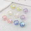 [Luminoso] Cuentas de Meteorito Cielo Estrellado Higo Cuentas Perforadas Cuentas Sueltas de Colores Materiales para Joyería Hecha a Mano Accesorios