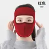 Mascarilla facial de forro polar para invierno, a prueba de viento y engrosada, a prueba de polvo para vehículos eléctricos, mascarilla cálida unisex para ciclismo de invierno