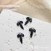 Joia de nail art com laço de pérola de dopamina, estilo novo, laço de creme fofo, fita de liga, broca de unha tridimensional
