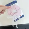 Goma de Pelo de Encaje Blanco Estilo Coreano Goma de Pelo Anudada Cinta de Lazo Lazo para el Cabello Accesorio Elástico para el Cabello