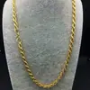 Suministro de Exportación Transfronteriza Joyería para Hombre Aleación Chapada en Oro Collar para Hombre Nuevo Collar de Oro Imitación 18K Fábrica