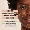 Corrector de Color Especial Iluminador Facial Ajuste para Cubrir Ojeras y Lágrimas