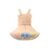 Vestido de Conejito Niñas Tutú Vestido de Bebé Hilo Esponjoso Súper Hada Fiesta de Cumpleaños Niños Vestido de Princesa Verano