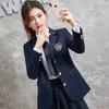 Traje de Temperamento Fashion Traje Profissional Estilo Campus Feminino Professor Professor de Jardim de Infância Escola de Jardim de Infância Estilo Primavera e Outono