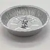 Caja de Embalaje Redonda Desechable de Gran Capacidad, Tazón para Llevar, Bandeja de Papel de Aluminio para Pescado a la Parrilla y Almejas, Suministro Directo del Fabricante, Caja de Comida de Papel de Aluminio