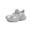 Sandalias Deportivas Baotou para Niñas Verano 2025 Nuevos Zapatos de Princesa para Niña Zapatos de Princesa Huecos de Malla para Niños Modernos