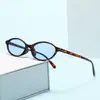 Novos Óculos de Sol Pequenos com Armação Oval Retrô para Mulheres Estilo de Rua Europeu e Americano Tendência Óculos de Sol Moda