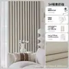 Cortinas Chenille Dupla Face Shaoxing Keqiao, Blackout Total, Estilo Creme, Estilo Minimalista, Espessas de Alto Padrão para Quarto, Visualização de Amostra Grátis