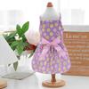 Saia Fina de Verão para Pet Estilo Princesa Gato Teddy Suspensório Bolinhas Cachorro Fabricante Atacado Saia Pronta