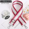 5cm Moda Versátil Dorado y Plateado Línea Brillante Ensanchado Bolso de Mujer Correa de Hombro Accesorios Correa de Repuesto Ajustable para Hombro Cruzado