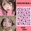 Ins Sweet Girl Cute Face Sticker Colorido Amor Coração do Bebê Criativo Gem Adesivo Peach Heart Eye Shiny Diamond Sticker