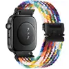 Adequado para Pulseira de Relógio Huawei Fit4 com Fivela Elástica de Paraquedas Pulseira de Nylon Tecido Ajustável para Pulso Huawei