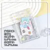 Porta-Cartão Transparente Criativo de Filhote de Cachorro Cordão Anti-perda Porta-Cartão de Identificação Manga Protetora Venda por Atacado Armazenamento de Cartão Escolar de Estudante Porta-Cartões