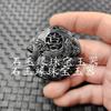 Nuevo Colgante de Jade Hetian Moyu Dragón y Fénix Chengxiang Verde Oscuro Guanyin Buda Abanico Mariposa Flor y Pájaro Colgante Placa de Jade