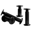 Acero Inoxidable 304 Zincado Negro Remache de Ranura Cruzada M2-M5 Tornillo de Bloqueo de Cabeza Plana Negra