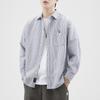 Camisa Masculina LKTM # Listrada Japonesa de Manga Curta Masculina Verão Fina Estilo Cityboy Casual Versátil Camisa com Lapela