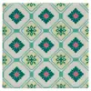 Retro Nostálgico Cultura y Creatividad del Sur de Fujian Azulejo Folclórico Regalo Creativo Decoración de Mesa para Hogar Restaurante Posavasos Cerámico Aislante