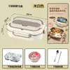 Lonchera Térmica de Acero Inoxidable Personalizada Lonchera de Grado Alimenticio para Estudiantes Trabajadores de Oficina Lonchera Calentable en Microondas