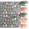 2025 Navidad Nuevas Pegatinas de Arte para Uñas Estampado en Caliente Árbol de Navidad Bola de Cristal Copo de Nieve Pegatinas de Comparación para Uñas Uña