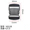 Stock Listo del Fabricante Hebilla de Plástico de Doble Tirón de 20 mm Hebilla Doblemente Ajustable Accesorios para Equipaje Hebilla Hebilla para Mochila Hebilla Suegra