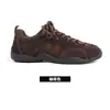 Zapatos de Padre Shougu Vintage de Nicho de Cuero Mate con Suela Gruesa para Mujer, Modelo Nuevo 2026, Zapatos de Entrenamiento Casuales Alemanes Cómodos y Versátiles