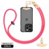 Cordão para Celular Pendurado no Pescoço Transversal 8mm Tira Trançada Corda Curta para Pulso Capa de Celular Cadeia de Cordão Atacado Fábrica