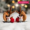 Pasador de Reno Navideño Accesorios para el Cabello de Navidad Pinzas Lindas para Niños Pasador de Reno de Dibujos Animados Celebridad de Internet Accesorios para el Cabello al por Mayor para Niñas