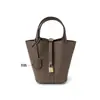 2026 Novo Modelo Bolsa Saco, Bolsa Cesta, Bolsa Feminina, Bolsa de Mão em Couro Genuíno TC, Bolsa para Mamãe, Bolsa para Casamento de Noiva, Sensação de Alto Padrão