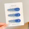 Presilha de cabelo oca em formato de nuvem para meninas, presilha para franja da testa, novo modelo 2026, acessório de cabelo tipo BB clip lateral para meninas pequenas