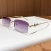 Nuevas Gafas de Sol de Marco Completo de Moda Europeas y Americanas para Hombres, Gafas de Sol Cuadradas con Cabeza de Leopardo de Metal para Mujeres, Gafas de Sol de Guepardo Transfronterizas