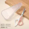 Conjunto de Tesouras para Corte de Cabelo Infantil em Estoque, Tesouras Seguras para Bebês com Ponta Redonda e Trava, Tesouras de Cabeleireiro, Tesouras Planas, Tesouras Desbastadoras