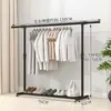 Simple Estante Plegable para Secar Ropa para Dormitorio, Perchero de un Solo Poste para Interiores, Soporte Plegable para Secar Ropa en Balcón para Uso Doméstico