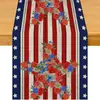 Camino de Mesa American Independence Day Transfronterizo de Amazon, Mantel Individual, Mantel Decorativo Pequeño Estampado con Aislamiento Térmico