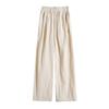 Pantalones Finos de Seda de Hielo de Verano para Mujer Estilo Japonés Holgados de Cintura Alta Pantalones Yamamoto Adelgazantes Versátiles Casuales Largos Estilo Japonés