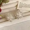 Aretes Perla Fuegos Artificiales, unos Aretes de Diente de León Versátiles, de Lujo Ligero y Gama Alta, de Doble Uso, Hermosos y Únicos