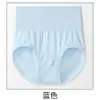 Calcinha feminina sem costura de tamanho grande, fina, cintura alta, com controle de barriga e levantamento de glúteos, confortável, respirável, com reforço de artemísia, modelo triângulo