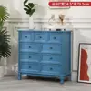 Armário de Armazenamento Estilo Americano em Madeira Maciça, Pequeno Armário de Armazenamento para Sala de Estar e Quarto, Armário de Cinco Gavetas, Armário de Armazenamento Alargado, Armário Lateral Estreito para Uso Doméstico