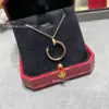 Cadena de Uñas con Diamantes Completos, Versión de Alta Gama Chapada en Oro Rosa de 18 Quilates, Cadena de Uñas Clásica con Diamantes Completos, Cadena Gruesa, Estilo Europeo y Americano