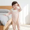 Mameluco para Bebé Primavera y Otoño Ropa para Bebé Algodón Puro Estilo Princesa para Bebé Ropa para Exteriores Mameluco Mameluco de Manga Larga Otoño