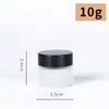 Garrafas Dispensadoras de Vidro Fosco Atacado, Frascos para Creme e Creme Facial, Frascos de Embalagem Cosmética 50g, Frascos de Vidro, Frascos para Produtos de Cuidados com a Pele