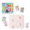 Papel Tisú Paquete Pequeño Estampado de Dibujos Animados para Estudiantes Niños 100% Pulpa de Madera Virgen, Papel Pañuelo de Calidad Premium Flexible Paquete Pequeño Portátil