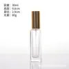 Botellas dispensadoras de vidrio para perfume en stock 30ml 50ml 100ml botellas de perfume botellas rociadoras cosméticas empaques para cuidado de la piel