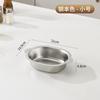 Estilo Coreano Espessado Aço Inoxidável Binaural Oval Bacia Panela Seca Frango Frito Ramen Salada Leve Tigela de Frutas Panela de Cozinhar Macarrão