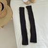 Suxinaimin - Calcetines gruesos para mujer, color liso, estilo japonés, de lana tejida, cálidos, para cubrir las piernas