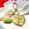 Llavero de Oro Oro Puro 999 Paz y Alegría Riqueza Extrema Belleza Extrema Cadena para Teléfono Colgante de Bolso Regalo Festival de Año Nuevo