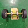 Sección Suspendida de Puerta Corredera Eléctrica Universal Puerta Corredera Recta Deslizamiento Superior Parte Móvil Clip de Fijación Cubierta de Rueda Accesorios