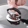 Mango universal para tapa de olla de acero inoxidable, silicona, antiescaldamiento, resistente a altas temperaturas, para uso doméstico, accesorios para tapa de olla antiescaldamiento