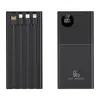 Batería Externa de Gran Capacidad de 20,000 mAh con Carga Rápida de 20W, Cable Integrado, Fuente de Alimentación Portátil Ultradelgada Adecuada para Huawei
