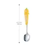 Colher de Aço Inoxidável 304, Talheres Infantis com Aparência de Desenho Animado, Colher para Comida de Bebê, Colher de Lingote, Colher para Comer, Colher de Sopa